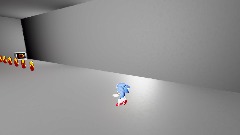 Sonic in Mine Maze Zone Act 1