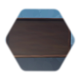 mahogany wooden frame