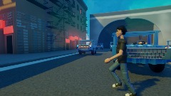 Cross The Street!      (A One-Button Game)
