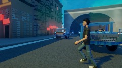Cross The Street!      (A One-Button Game)