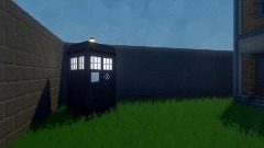 TARDIS in my garden