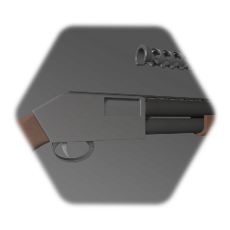 Generic free use pump shotgun W/Heatshroud