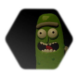 Pickle Rick ascends to space