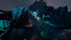 GoG Minilla defeated by Destoroyah