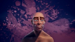 Stylized headbust male