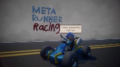 Meta runner racing in user generated content logo
