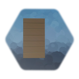 Small horizontal plank wall