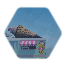 Ice cream van with music