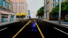 Sonic in city