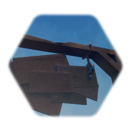 Weathered Makeshift Sign