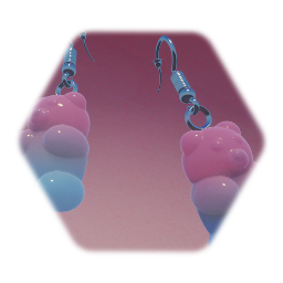 Gummy Bear Earring Set