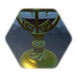 Gold goblet
