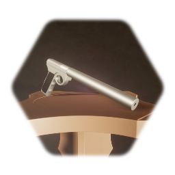 Simple .22 Pistol with Integrated Silencer