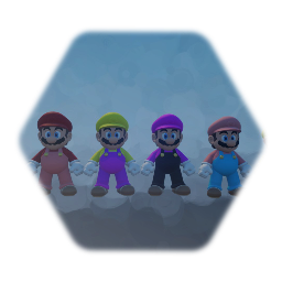 NSMB Mario VS Luigi Skins