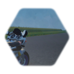 Realistic Motorcycle BMW HP-Shark