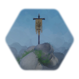 Path Marker, Tattered Banner