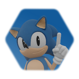 Stylized Classic Sonic The Hedgehog V1