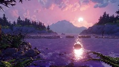 Serenity Lake Sunset Short