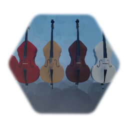 Double bass (colour collection)
