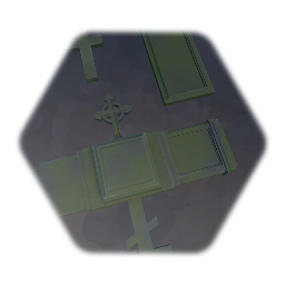 Overgrown Tombstone-cube + extra's