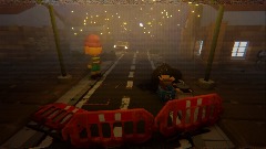 Tiny Cone, Big Dog and a Night Street