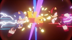 Sonic VS shadow loading screen