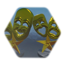 Theatre mask trophies
