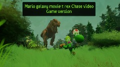 Mario galaxy movie t rex Chase video Game version