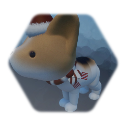 Holiday Corgi Puppet