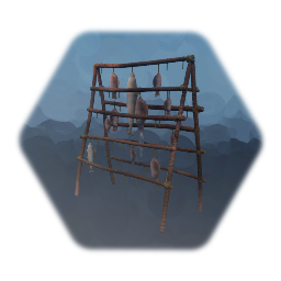 Loaded Fish Dry Rack