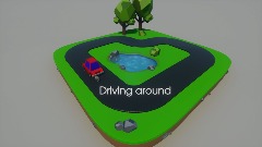 Driving around animation.