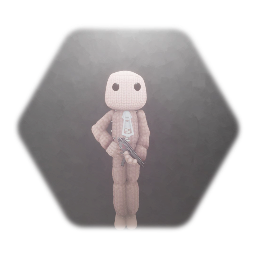gun Sackboy puppet