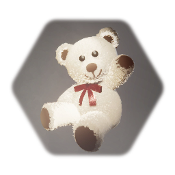 White Teddy-bear (articulated)