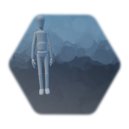 Blank fighting puppet