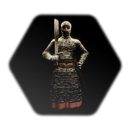 13th century Knight with exposed Chain mail