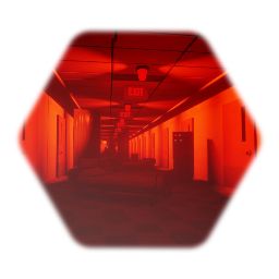 The backrooms backstage of reality  Level Run for your life Map