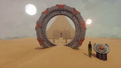 Stargate puzzles and adventure game