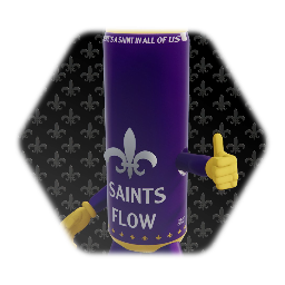 Saints Flow Mascot