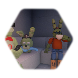 Bones the Father Model | FNaF OC