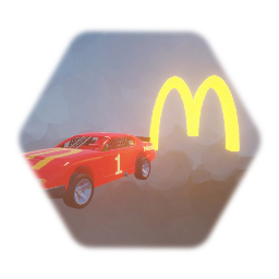 McDonald's 1 Playable stock car