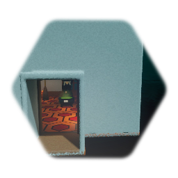Remix of All Hallows' Dreams Haunted Room Template (Right Exit)