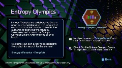 Entropy Olympics Info