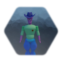 Weird cowboy