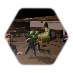 Doom Slayer in bar fight!
