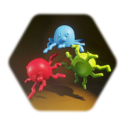 Sticky Octopus Toy Asset