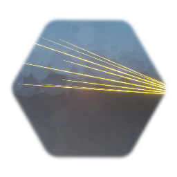 Spinning Disco Laser Light with Automatic Beam Length