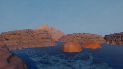 Your imp arrives in a desert!