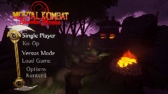 Mortal Kombat Shaolin Monks- Menu Screen