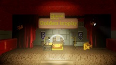 Golden trophy
