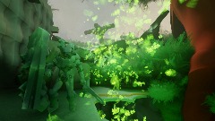 Stone knight in Gaia's gauntlet